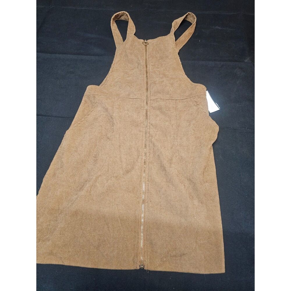 Women's corduroy pinafore / overall dress (pumper / apron dress style).